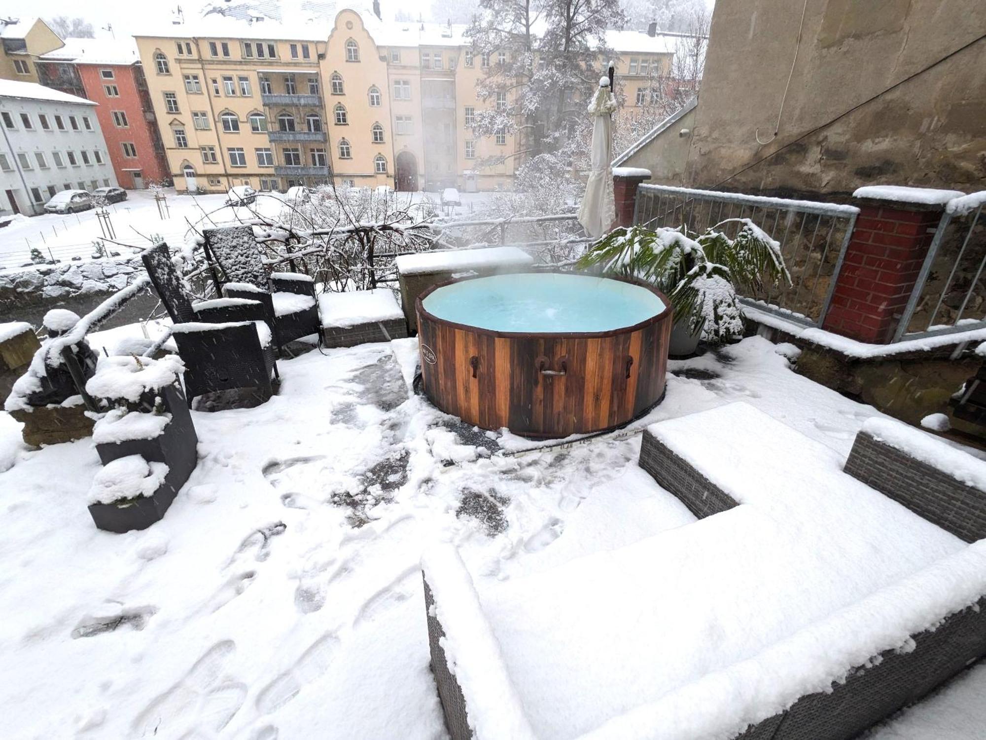 F1 - Urlaubsmagie - Helle Wohnung Mit Sauna & Pool & Whirlpool Зебниц Екстериор снимка
