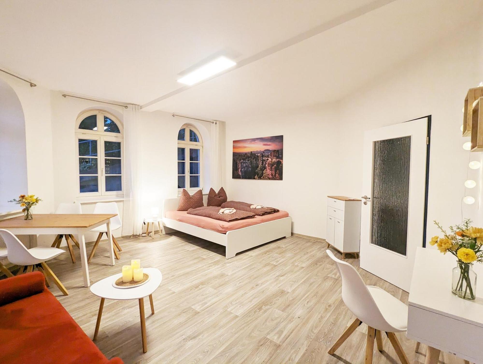 F1 - Urlaubsmagie - Helle Wohnung Mit Sauna & Pool & Whirlpool Зебниц Екстериор снимка