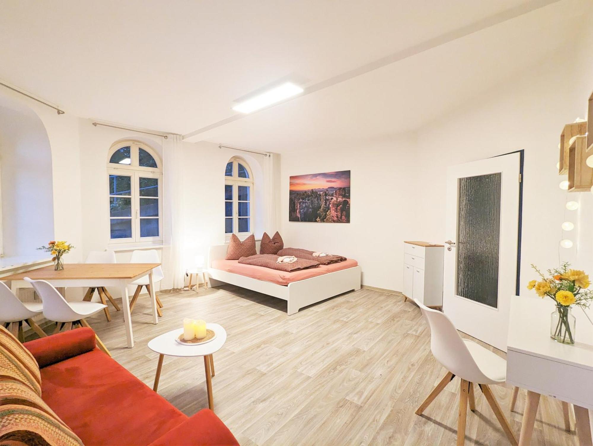 F1 - Urlaubsmagie - Helle Wohnung Mit Sauna & Pool & Whirlpool Зебниц Екстериор снимка