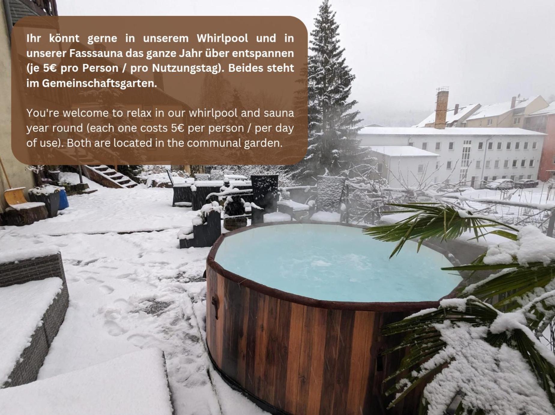 F1 - Urlaubsmagie - Helle Wohnung Mit Sauna & Pool & Whirlpool Зебниц Екстериор снимка